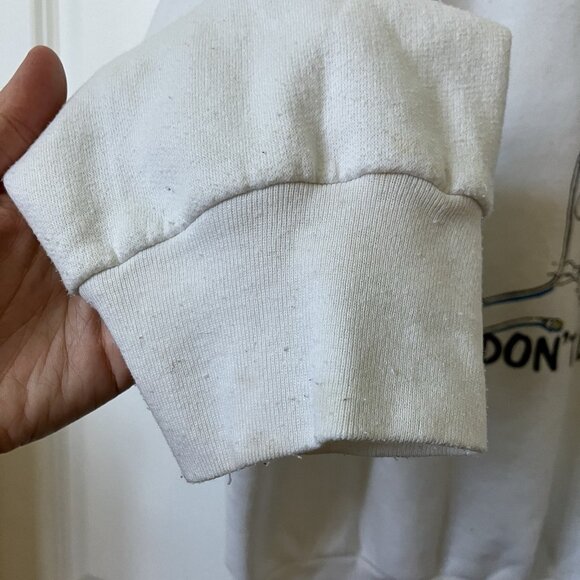 Vintage Miracle Ventures Sweatshirt Womens XL Novelty Funny Dont Do Mornings - Picture 4 of 11